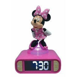 LEXIBOOK - Réveil veilleuse Minnie - Sons et mélodies, écran LCD rétro-éclair...