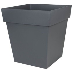 Pot de fleurs Carré 50 cm - EDA - Toscane - 87 L - 49,5 x 49,5 x H.52,5 cm - ...