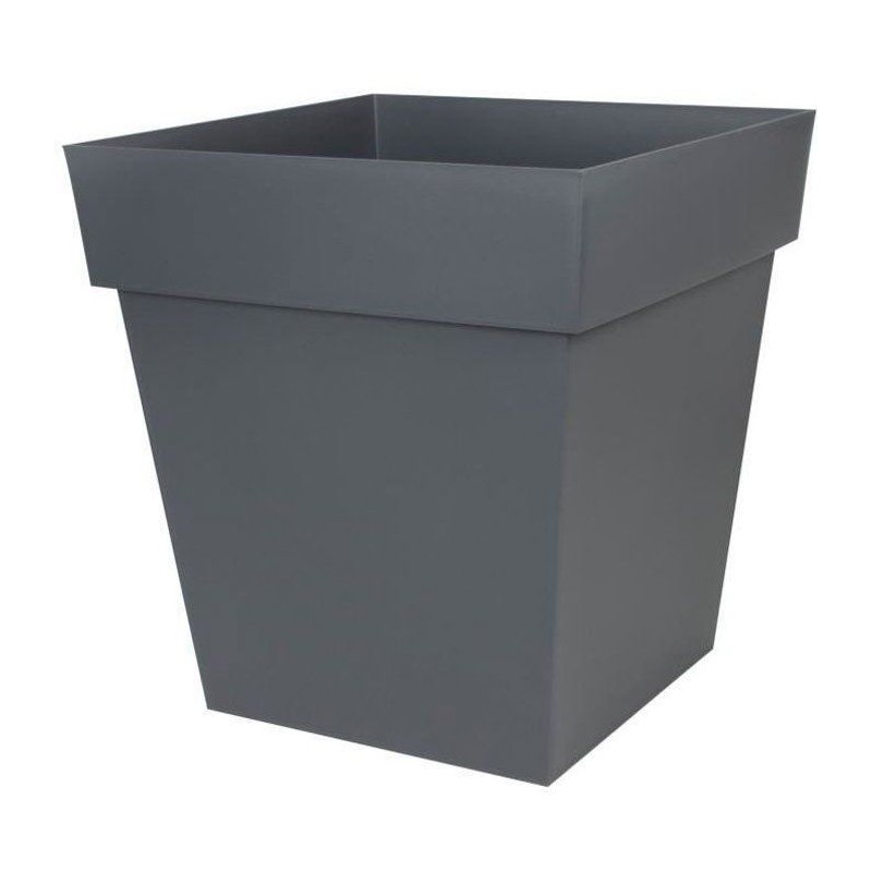 Pot de fleurs Carré 50 cm - EDA - Toscane - 87 L - 49,5 x 49,5 x H.52,5 cm - ...