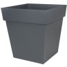 Pot de fleurs Carré 50 cm - EDA - Toscane - 87 L - 49,5 x 49,5 x H.52,5 cm - ...