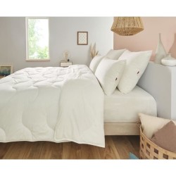 Couette 140x200 cm DODO CHAMPS DE LIN - Chaude - 450G/m² - Couette 1 personne...