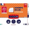 Couette 140x200 cm DODO CHAMPS DE LIN - Chaude - 450G/m² - Couette 1 personne...