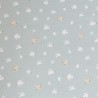Matelas nomade Over the sea - 120 x 60 x 4 cm - Bleu - TINEO