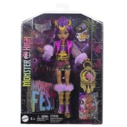 Monster High-Poupée Clawdeen Wolf avec tenue pour le Monster Fest