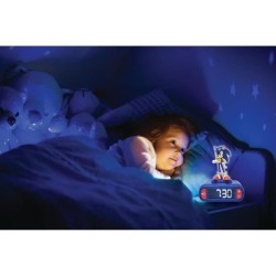 LEXIBOOK - Réveil veilleuse Sonic - Sons et mélodies, écran LCD rétro-éclairé...