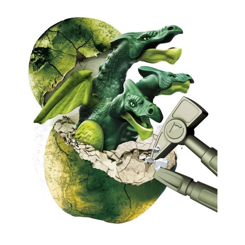 Clementoni - Sciences et Jeu - oeuf légendaire - Dragon a Trois Tetes