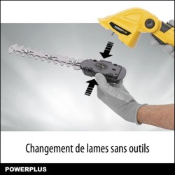 Cisaille a Gazon et Sculpte Haie sur Batterie POWXG2033 - Powerplus