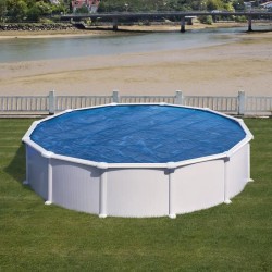 GRE - Bâche a bulle ronde pour piscine acier Ø 350 cm - Épaisseur 0,18mm