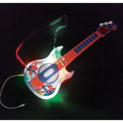 Lexibook - Spider-Man - Guitare électronique lumineuse - Lunettes avec microp...