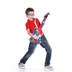 Lexibook - Spider-Man - Guitare électronique lumineuse - Lunettes avec microp...