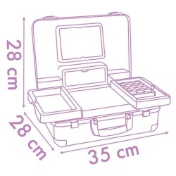 Smoby - Gabby et la Maison Magique - Valise beauté  facile a transporter - 13...