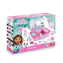 Smoby - Gabby et la Maison Magique - Valise beauté  facile a transporter - 13...