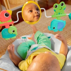 BRIGHT STARTS Transat pour bébé Animaux, Vibrations apaisantes, Arche d'éveil...