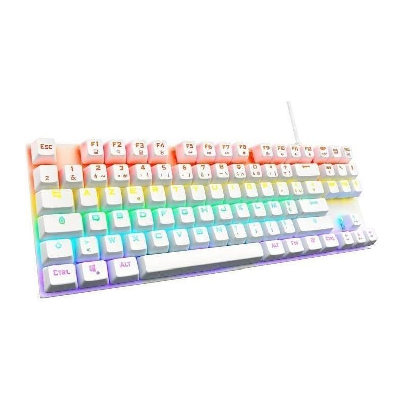 Clavier Gamer - The G-Lab - KEYZ MERCURY TKL - Mécanique (Switch Rouge) - Rai...