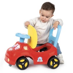 Smoby - Porteur auto enfant 2 en 1 - Peppa Pig - Coffre sous la selle - Des 1...