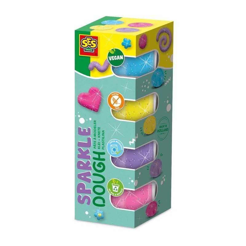 Pâte a modeler Feel good - SES CREATIVE - Dough - Scintillant