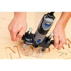 Defonceuse plongeante DREMEL 335 - Pour outil multi-usage type 3000 ou 4000 -...