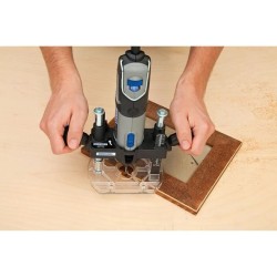 Defonceuse plongeante DREMEL 335 - Pour outil multi-usage type 3000 ou 4000 -...
