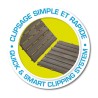 Smoby - Set de 6 dalles - Plancher de Maison - Anti-UV - 45x45cm - Effet text...