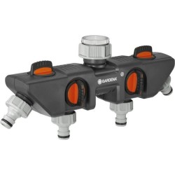 Sélecteur d'arrosage 4 voies GARDENA - Modele 8194-20 - Connexion unique - Ga...