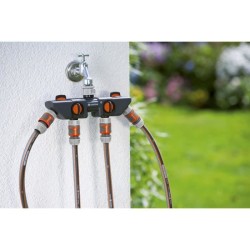 Sélecteur d'arrosage 4 voies GARDENA - Modele 8194-20 - Connexion unique - Ga...