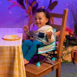 DISNEY BABY -MICKEY- Rehausseur de chaise pliable, nomade, de voyage, Léger e...