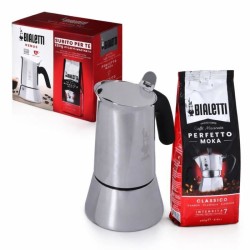 Cafetiere italienne Bialetti VENUS + 1 paquet de café Moka Classico 250 g - c...