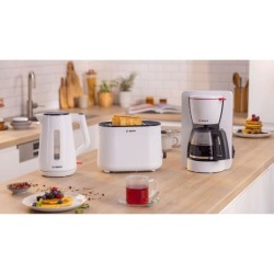 Bouilloire - BOSCH -  TWK1M121 MyMoment - Blanche - capacité 1,7L - base 360°...