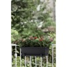 ELHO Balconniere BARCELONA - 39,5 x 19,5 x 15,6 cm - Anthracite