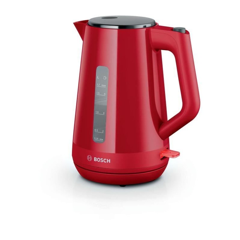 Bouilloire - BOSCH - TWK1M124 MyMoment - Rouge - capacité 1,7L - base 360° - ...