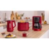 Bouilloire - BOSCH - TWK1M124 MyMoment - Rouge - capacité 1,7L - base 360° - ...