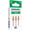 Lot de 3 meules a rectifier en oxyde d'aluminium DREMEL 953 (ø 6,4 mm, pour l...