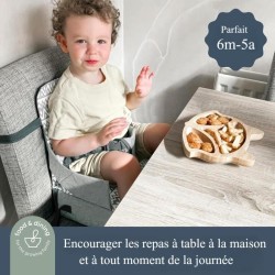 Réhausseur pour enfants - DREAMBABY - ON-THE-GO - Portable avec compartiments...