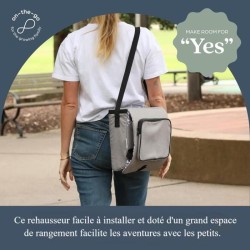 Réhausseur pour enfants - DREAMBABY - ON-THE-GO - Portable avec compartiments...