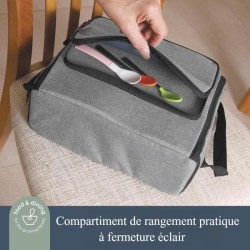 Réhausseur pour enfants - DREAMBABY - ON-THE-GO - Portable avec compartiments...
