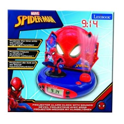 Lexibook - Spiderman - Réveil Projecteur -  Veilleuse et Projection de l'heur...