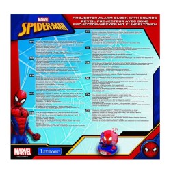 Lexibook - Spiderman - Réveil Projecteur -  Veilleuse et Projection de l'heur...