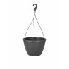ARTEVASI Pot de fleurs suspendu ALGARVE - Gris anthracite - 8L - 31 x 31 x 20...