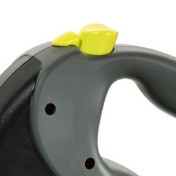 Laisse enrouleur Flexi Neon Giant - FLEXI - GT3-210-S-NEO-12 - Noir et jaune ...