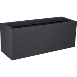 Jardiniere - EDA - Volcania Up - 57 L - Intérieur/Extérieur - Décor Pierre - ...