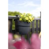 ELHO Pot de fleurs balcon Vibia Campana Easy Hanger Small - Anthracite - Balc...
