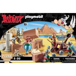 PLAYMOBIL 71268 Numerobis et la bataille du Palais, Siege des Romains, 56 pie...
