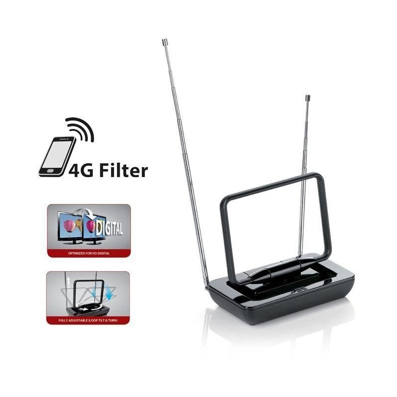 ONE FOR ALL SV9015 Antenne intérieure analogique et numérique