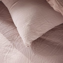 Parure de lit - TODAY - 123667 - 2 personnes - 260x240cm - Gaze de coton unie...