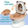 Pot éducatif bébé - BAMBISOL - Bruit de chasse d'eau - Cuvette amovible - Pro...