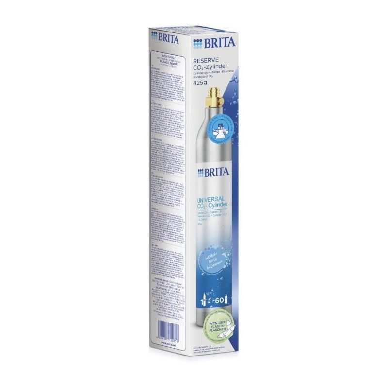 Cylindre CO2 de réserve BRITA - Pour machines a eau pétillante - Gazéifie jus...