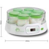 Yaourtiere LITTLE BALANCE - Capacité 7 pots de 190ml + 6 pots additionnels - ...