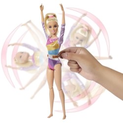 Barbie Gymnastique Coffret avec poupée et plus de 10 accessoires HRG52
