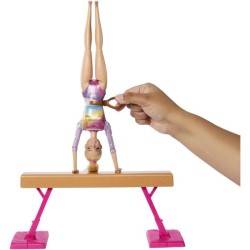 Barbie Gymnastique Coffret avec poupée et plus de 10 accessoires HRG52