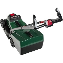 Tondeuse Bosch Rotak avec bac de récupération amovible et fonctions électroni...